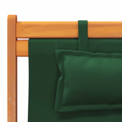 VidaXL 3214485 chaise d'extérieur Terrace Siège rembourré Eucalyptus, Polyester Vert - Vue supplémentaire 8