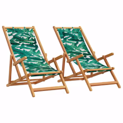 VidaXL 3214489, Terrace, Siège rembourré, Eucalyptus, Polyester, Vert, 110 kg, 610 mm