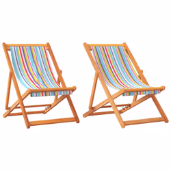 VidaXL 3214494, Terrace, Siège rembourré, Eucalyptus, Polyester, Multicolore, 600 mm, 1270 mm