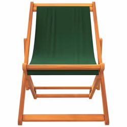 VidaXL 3214496 chaise d'extérieur Terrace Siège rembourré Eucalyptus, Polyester Vert - Vue supplémentaire 4