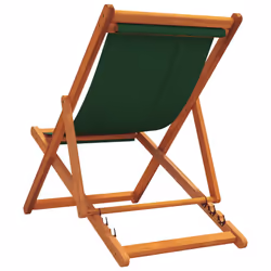 VidaXL 3214496 chaise d'extérieur Terrace Siège rembourré Eucalyptus, Polyester Vert - Vue supplémentaire 6