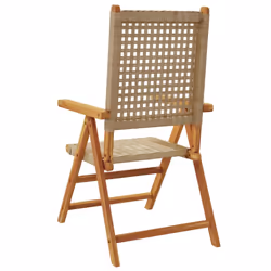 VidaXL 3214527 chaise d'extérieur Terrace Siège rembourré Bois d'acacia, Polyuréthane Beige - Vue supplémentaire 6