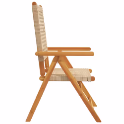 VidaXL 3214528 chaise d'extérieur Terrace Siège rembourré Bois d'acacia, Polyuréthane Beige - Vue supplémentaire 5