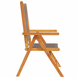 VidaXL 3214532 chaise d'extérieur Terrace Siège rembourré Bois d'acacia, Polypropylène (PP) Gris - Vue supplémentaire 6
