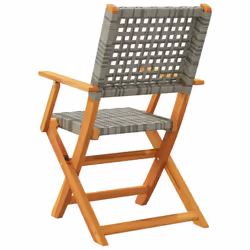 VidaXL 3214560 chaise d'extérieur Terrace Siège rembourré Bois d'acacia, Polyuréthane Gris - Vue supplémentaire 6