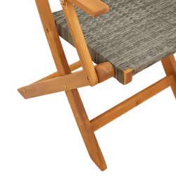 VidaXL 3214561 chaise d'extérieur Terrace Siège rembourré Bois d'acacia, Polyuréthane Gris - Vue supplémentaire 8