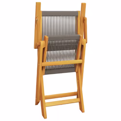VidaXL 3214568 chaise d'extérieur Terrace Siège rembourré Bois d'acacia, Polypropylène (PP) Gris - Vue supplémentaire 8