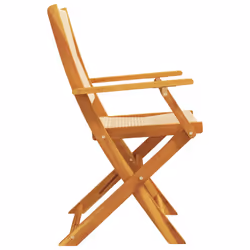 VidaXL 3214571 chaise d'extérieur Terrace Siège rembourré Bois d'acacia, Polypropylène (PP) Beige - Vue supplémentaire 6