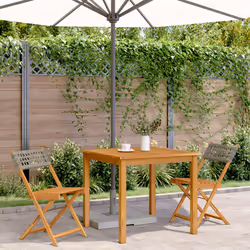 VidaXL 3214595 chaise d'extérieur Terrace Siège rembourré Bois d'acacia, Polyuréthane Gris