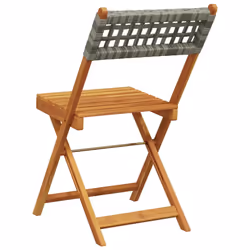 VidaXL 3214595 chaise d'extérieur Terrace Siège rembourré Bois d'acacia, Polyuréthane Gris - Vue supplémentaire 7