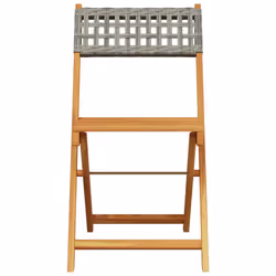 VidaXL 3214596 chaise d'extérieur Terrace Siège rembourré Bois d'acacia, Polyuréthane Gris - Vue supplémentaire 4