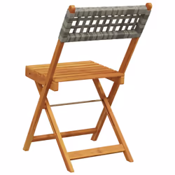 VidaXL 3214597 chaise d'extérieur Terrace Siège rembourré Bois d'acacia, Polyuréthane Gris - Vue supplémentaire 6