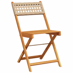 VidaXL 3214598 chaise d'extérieur Terrace Siège rembourré Bois d'acacia, Polyuréthane Beige - Vue supplémentaire 4
