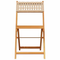 VidaXL 3214599 chaise d'extérieur Terrace Siège rembourré Bois d'acacia, Polyuréthane Beige - Vue supplémentaire 4