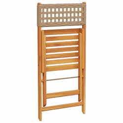 VidaXL 3214600 chaise d'extérieur Terrace Siège rembourré Bois d'acacia, Polyuréthane Beige - Vue supplémentaire 7