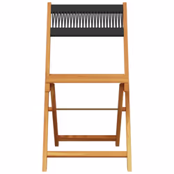 VidaXL 3214601 chaise d'extérieur Terrace Siège rembourré Bois d'acacia Noir - Vue supplémentaire 5