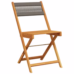 VidaXL 3214605 chaise d'extérieur Terrace Siège rembourré Bois d'acacia Gris