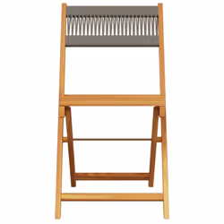 VidaXL 3214605 chaise d'extérieur Terrace Siège rembourré Bois d'acacia Gris - Vue supplémentaire 4