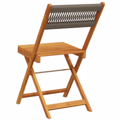 VidaXL 3214605 chaise d'extérieur Terrace Siège rembourré Bois d'acacia Gris - Vue supplémentaire 6