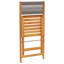 VidaXL 3214606 chaise d'extérieur Terrace Siège rembourré Bois d'acacia Gris - Vue supplémentaire 7