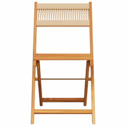 VidaXL 3214607 chaise d'extérieur Terrace Siège rembourré Bois d'acacia Beige - Vue supplémentaire 4