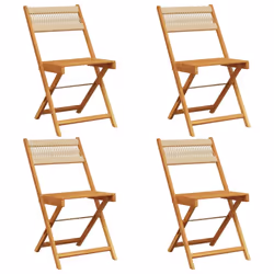 VidaXL 3214609, Terrace, Siège rembourré, Bois d'acacia, Beige, 110 kg, 410 mm