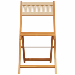 VidaXL 3214609 chaise d'extérieur Terrace Siège rembourré Bois d'acacia Beige - Vue supplémentaire 4