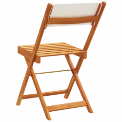 VidaXL 3214611 chaise d'extérieur Terrace Siège rembourré Bois d'acacia, Polyester Crème, Blanc - Vue supplémentaire 6