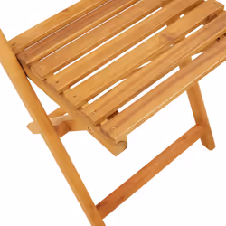 VidaXL 3214612 chaise d'extérieur Terrace Siège rembourré Bois d'acacia, Polyester Crème, Blanc - Vue supplémentaire 8