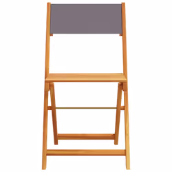 VidaXL 3214613 chaise d'extérieur Terrace Siège rembourré Bois d'acacia, Polyester Anthracite - Vue supplémentaire 5