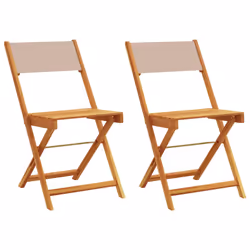 VidaXL 3214616, Terrace, Siège rembourré, Bois d'acacia, Polyester, Taupe, 110 kg, 410 mm
