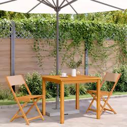 VidaXL 3214616 chaise d'extérieur Terrace Siège rembourré Bois d'acacia, Polyester Taupe