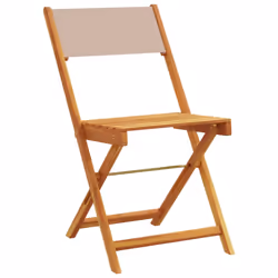 VidaXL 3214616 chaise d'extérieur Terrace Siège rembourré Bois d'acacia, Polyester Taupe - Vue supplémentaire 4