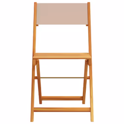VidaXL 3214616 chaise d'extérieur Terrace Siège rembourré Bois d'acacia, Polyester Taupe - Vue supplémentaire 5