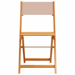VidaXL 3214617 chaise d'extérieur Terrace Siège rembourré Bois d'acacia, Polyester Taupe - Vue supplémentaire 4