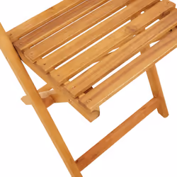 VidaXL 3214620 chaise d'extérieur Terrace Siège rembourré Bois d'acacia, Polyester Beige - Vue supplémentaire 8