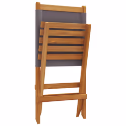 VidaXL 3214641 chaise d'extérieur Terrace Siège rembourré Bois d'acacia, Polyester Anthracite - Vue supplémentaire 8