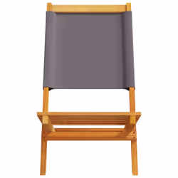 VidaXL 3214642 chaise d'extérieur Terrace Siège rembourré Bois d'acacia, Polyester Anthracite - Vue supplémentaire 5