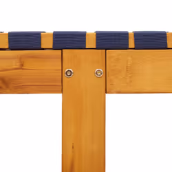 VidaXL 3214218 chaise d'extérieur Linge Bois d'acacia Bleu, Marron - Vue supplémentaire 6