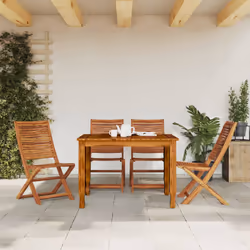 VidaXL 3214472 chaise d'extérieur Terrace Siège rembourré Bois d'acacia
