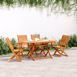 VidaXL 3214474 chaise d'extérieur Terrace Siège rembourré Bois d'acacia - Vue supplémentaire 2
