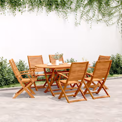 VidaXL 3214475 chaise d'extérieur Terrace Siège rembourré Bois d'acacia - Vue supplémentaire 2