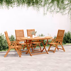 VidaXL 3214477 chaise d'extérieur Terrace Siège rembourré Bois d'acacia - Vue supplémentaire 2