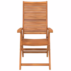 VidaXL 3214477 chaise d'extérieur Terrace Siège rembourré Bois d'acacia - Vue supplémentaire 4