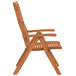VidaXL 3214477 chaise d'extérieur Terrace Siège rembourré Bois d'acacia - Vue supplémentaire 5