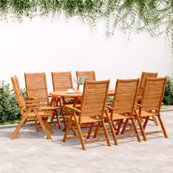 VidaXL 3214479 chaise d'extérieur Terrace Siège rembourré Bois d'acacia - Vue supplémentaire 2