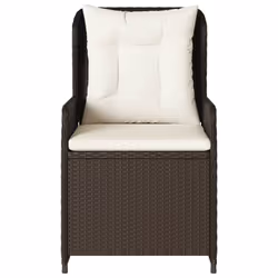 VidaXL 368662 chaise d'extérieur Terrace Siège rembourré Polyuréthane, Acier Crème, Blanc - Vue supplémentaire 5