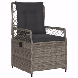 VidaXL 368663 chaise d'extérieur Terrace Siège rembourré Polyuréthane, Acier Gris - Vue supplémentaire 4