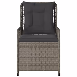 VidaXL 368663 chaise d'extérieur Terrace Siège rembourré Polyuréthane, Acier Gris - Vue supplémentaire 5