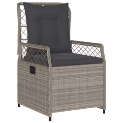 VidaXL 368666 chaise d'extérieur Terrace Siège rembourré Polyuréthane, Acier Gris - Vue supplémentaire 4